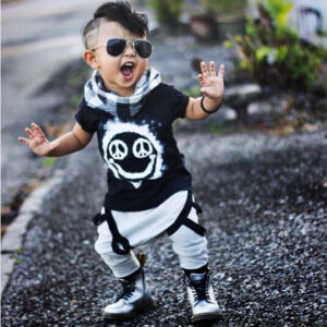 Boys Cotton Outfit Set – Casual Fall Clothing for Toddlers & Kids