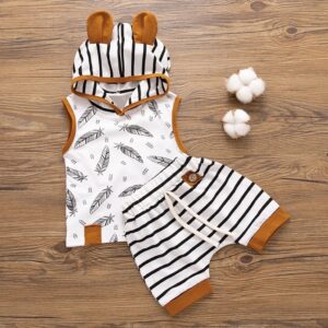 Baby Boys Summer Suit Set – Lightweight Casual 2-Piece Outfit for Kids