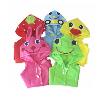 Kids Cartoon Raincoat – Waterproof Hooded Rain Jacket for Boys & Girls - Image 2