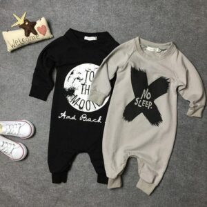 “No Sleep” Baby Romper – Funny Crawling Suit for Newborns & Infants