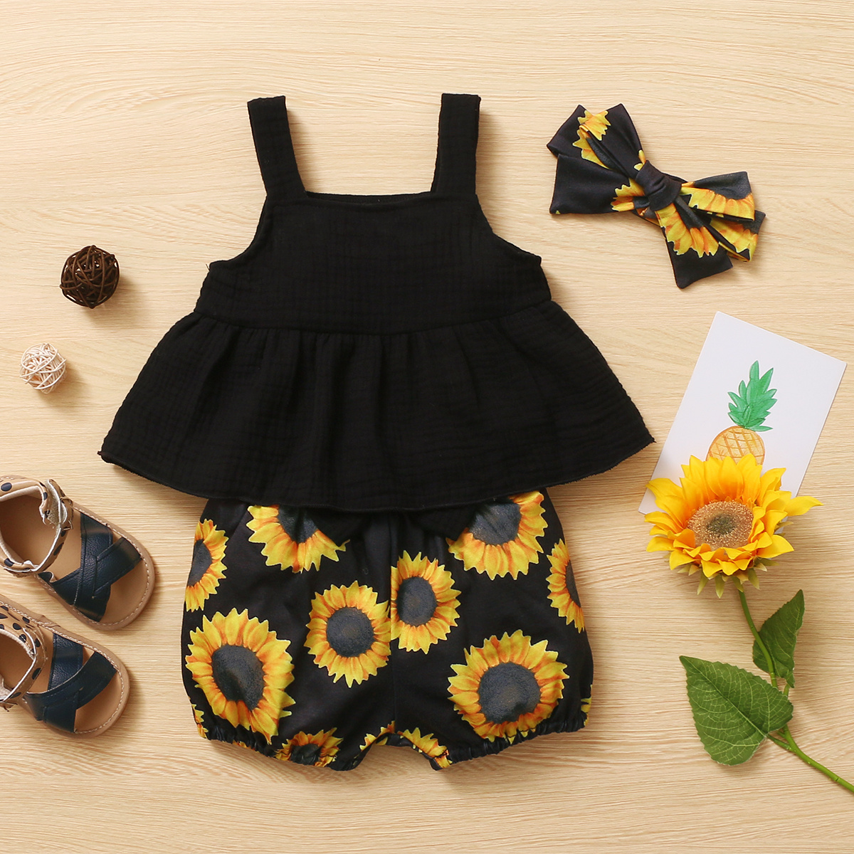 Newborn Baby Girl Summer Outfit – Cute Lightweight Romper for Hot Weather - Image 4