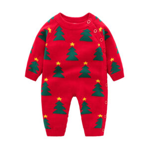 Thickened Baby Winter Romper – Warm Hooded Crawling Jumpsuit for Newborns