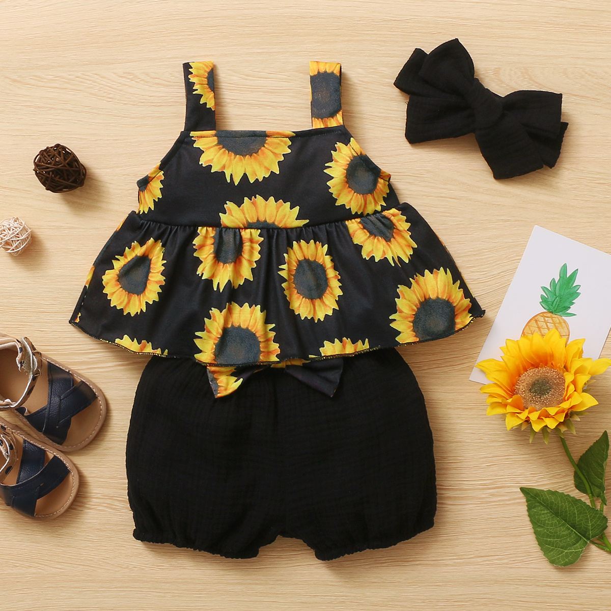 Newborn Baby Girl Summer Outfit – Cute Lightweight Romper for Hot Weather - Image 2